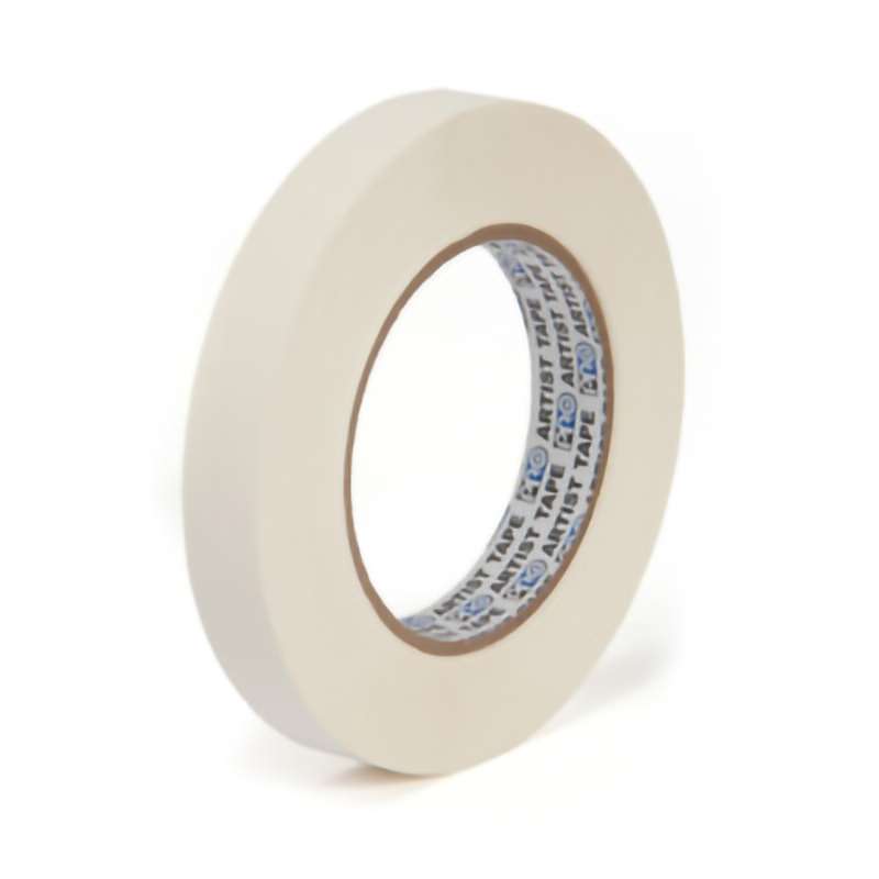 Artist Tape, 3/4" x60 Yds, 3" Core, 5.8 mil, White